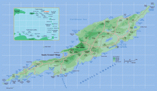 Kaart (cartografie)-Anguilla (eiland)-large_detailed_political_map_of_anguilla.jpg