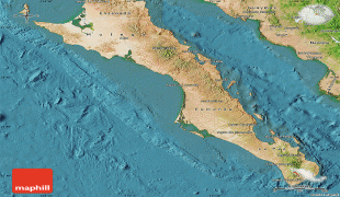 Bản đồ-Baja California Sur-satellite-map-of-baja-california-sur.jpg