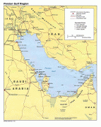 Kaart (kartograafia)-Kuveit-persian_gulf_map2.jpg