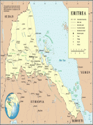 Kaart (kartograafia)-Eritrea-detailed_political_map_of_eritrea.jpg