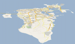 Kaart (cartografie)-Bahrein-bahrain.jpg