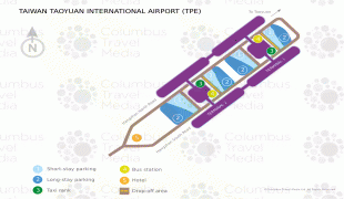 Bản đồ-Sân bay quốc tế Đào Viên Đài Loan-Taiwan_(TPE).png