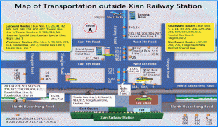 Bản đồ-Sân bay quốc tế Hàm Dương Tây An-xian-railway-station.jpg