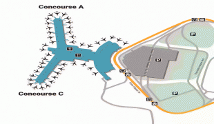 Bản đồ-Sân bay quốc tế Jacksonville-jax-airport-terminals.jpg