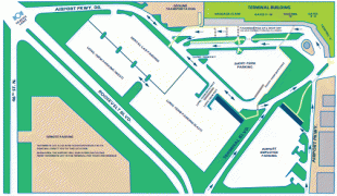 Bản đồ-St Petersburg-Clearwater International Airport-airport-parking-map.png