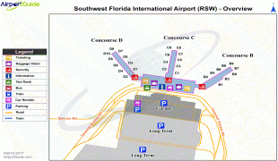 Bản đồ-Sân bay quốc tế Southwest Florida-RSW_overview_map.png