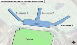 Bản đồ-Sân bay quốc tế Southwest Florida-Southwest-Florida-RSW-Terminal-map.jpg