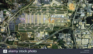 Bản đồ-Sân bay quốc tế Hartsfield-Jackson Atlanta-aerial-photo-map-hartsfield-jackson-atlanta-international-airport-CMNJ6M.jpg