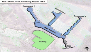 Bản đồ-Sân bay quốc tế Louis Armstrong New Orleans-New-Orleans-Louis-Armstrong-Airport-msy-OverviewMap.jpg