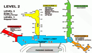 Bản đồ-Sân bay quốc tế Louis Armstrong New Orleans-LOUIS1.gif