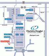 Bản đồ-Sân bay quốc tế Charlotte Douglas-CellPhoneLot2Map.jpg
