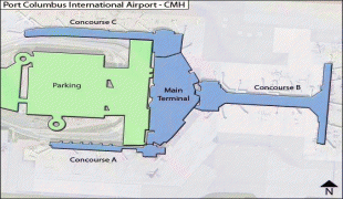 Bản đồ-Sân bay quốc tế Port Columbus-web1_Port-Columbus-CMH-terminal-map.jpg