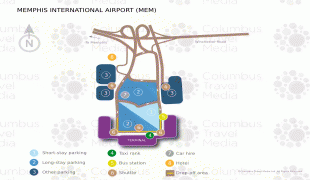 Bản đồ-Sân bay quốc tế Memphis-Memphis_(MEM).png