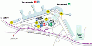 Bản đồ-Sân bay quốc gia Ronald Reagan Washington-bike_map.jpg