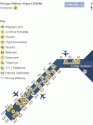 Bản đồ-Sân bay quốc tế Chicago Midway-wag_mdw_concourseB_map.gif