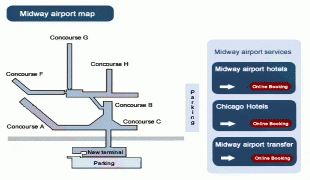 Bản đồ-Sân bay quốc tế Chicago Midway-map-of-midway.jpg