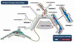 Bản đồ-Sân bay quốc tế O'Hare-airport-ohare-map.jpg