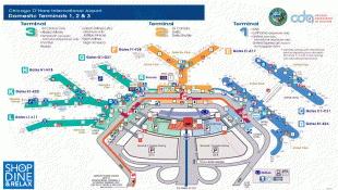 Bản đồ-Sân bay quốc tế O'Hare-ORD-1.jpg