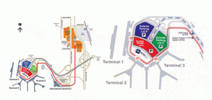 Bản đồ-Sân bay quốc tế O'Hare-OHare-ORD-Airport-Parking-Map.jpg