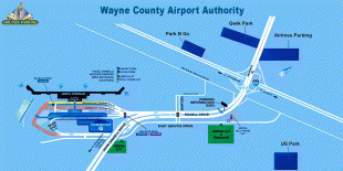 Bản đồ-Detroit Metropolitan Wayne County Airport-map-image1.jpg