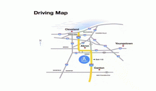 Bản đồ-Akron-Canton Regional Airport-driving-map.jpg