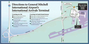 Bản đồ-Sân bay quốc tế General Mitchell-International_Arrivals_Map.jpg