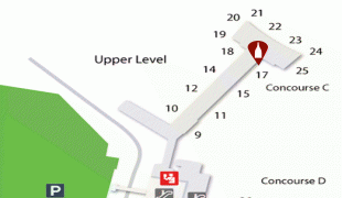 Bản đồ-Sân bay quốc tế General Mitchell-MKE_airport_map_web.png
