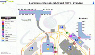 Bản đồ-Sân bay quốc tế Sacramento-SMF_overview_map.png