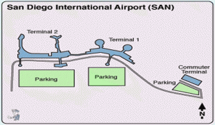 Bản đồ-Sân bay quốc tế San Diego-SAN.gif
