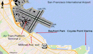 Bản đồ-Sân bay quốc tế San Francisco-sfomap.jpg
