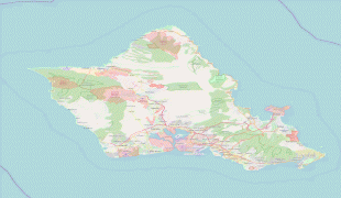 Bản đồ-Sân bay quốc tế Daniel K. Inouye-Map_of_Oahu_2.png