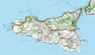 Bản đồ-Sân bay Catania-Fontanarossa-Sicily-Road-Map.gif