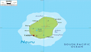 Bản đồ-Sân bay quốc tế Nauru-large-detailed-physical-map-of-nauru-with-roads-and-airports.jpg