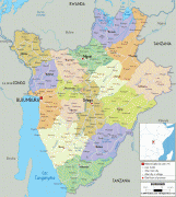 Географическая карта-Бурунди-political-map-of-Burundi.gif