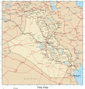 Географічна карта-Межиріччя-Iraq_map.jpg
