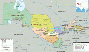 Bản đồ-Uzbekistan-political-map-of-Uzbekistan.gif