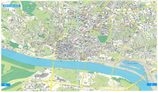Kaart (kartograafia)-Slovakkia-Bratislava-Tourist-Map-2.jpg