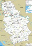 Žemėlapis-Serbija-road-map-of-Serbia.gif