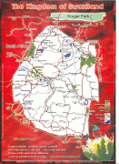 Kaart (cartografie)-Swaziland-large_detailed_tourist_map_of_swaziland.jpg