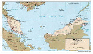 Карта (мапа)-Малезија-malaysia.jpg