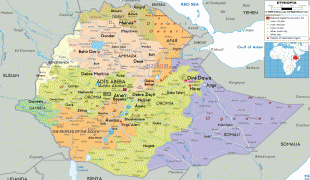 Географическая карта-Эфиопия-political-map-of-Ethiopia.gif