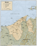 Kaart (cartografie)-Brunei-Brunei-Map_Regional_Political.gif