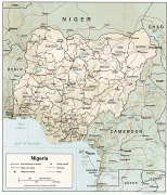 Kaart (kartograafia)-Nigeeria-nigeria.gif