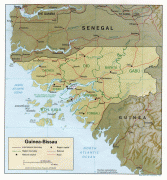 Kaart (kartograafia)-Guinea-Bissau-Guinea_Bissau_Map.jpg