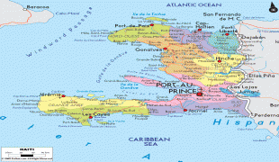 地图-海地-political-map-of-Haiti.gif