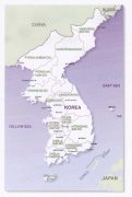 Kaart (cartografie)-Zuid-Korea-korea2001.jpg