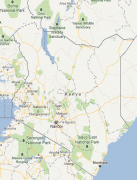 Kaart (cartografie)-Kenia-Kenya_Map.jpg