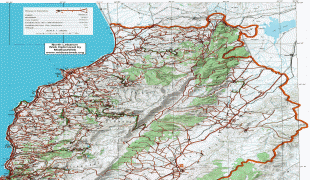 Географическая карта-Ливан-lebanon_map_north.jpg