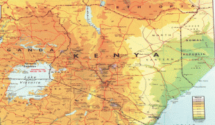 Карта (мапа)-Кенија-detailed_physical_map_of_kenya.jpg