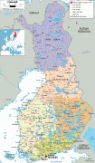 Mapa-Fínsko-Finland-political-map.gif